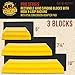 Dura-Gold Pro Series Classic Rectangle Hand Sanding Block Kit with 3 Blocks, 5