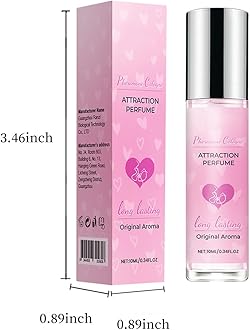 Crazy Is Love Pheromone Perfume Oil,Pheromones Perfumes For Women Long-Lasting Portable Roll On Fragrance,Increases Women'S Charm,Exuding Charming Femininity(0.34fl.oz（new）)