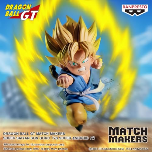 Banpresto Statue Goku Super Saiyan Dragon Ball Gt 9Cm, Multicolor, Mediano - Image 2