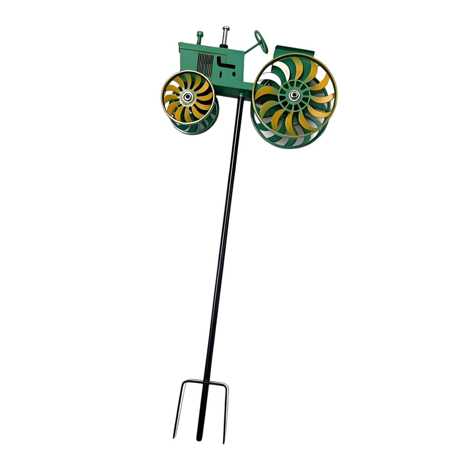 Handcrafted Iron Windmill Decor for Garden Area Patio Showcasing Rotating Vanes and Old Fashioned Character Vintage Country Windmill Outdoor Adornment for Backyard Featuring Moving Vanes