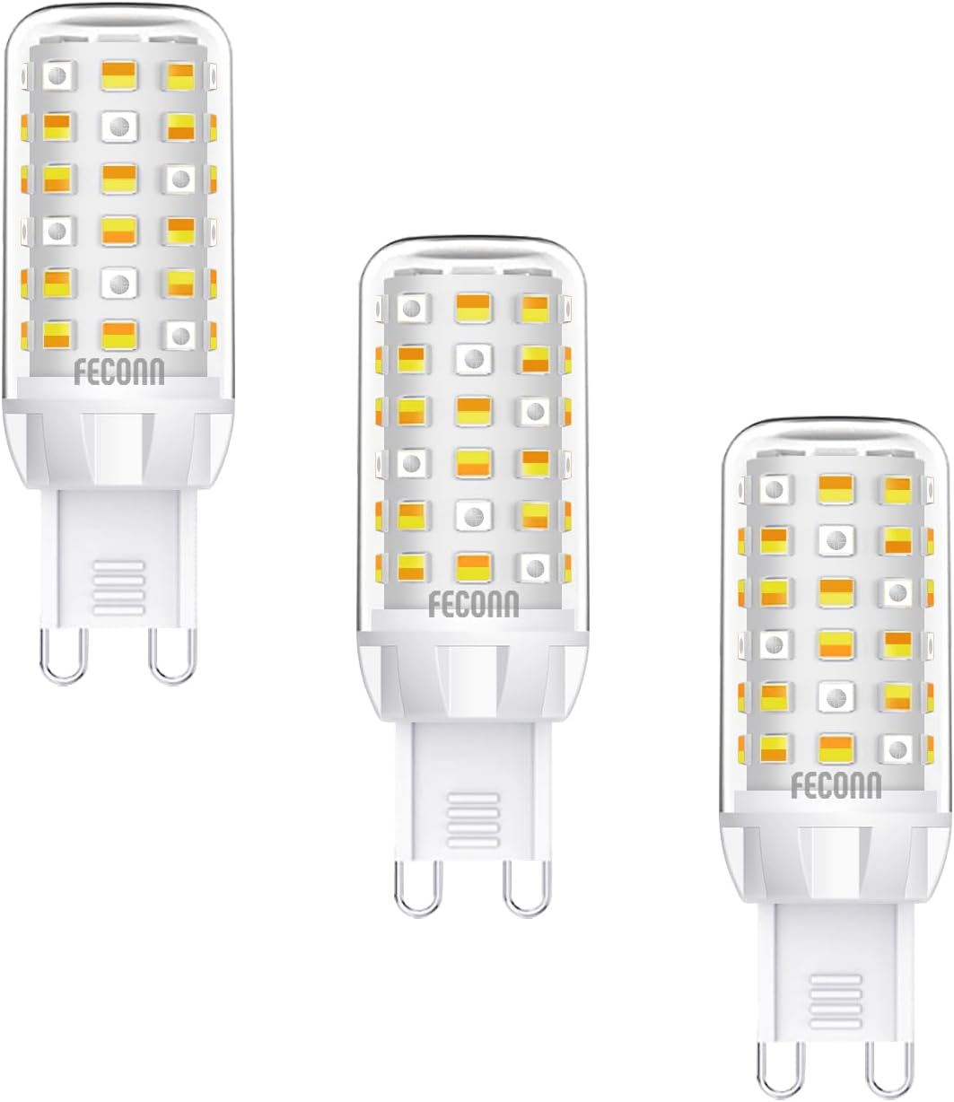 FECONN G9 Smart Bulb, Colour Changing WiFi G9 Smart LED Bulbs with