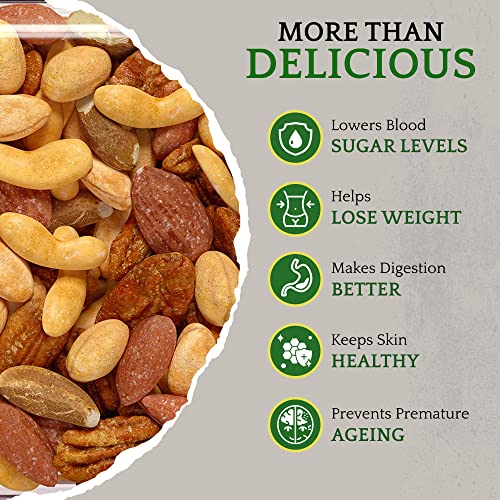 Sunbest Natural Mixed Nuts, Roasted, Salted, Non-Gmo, Gluten Free, Vegan, 3 Lbs. #TOP4