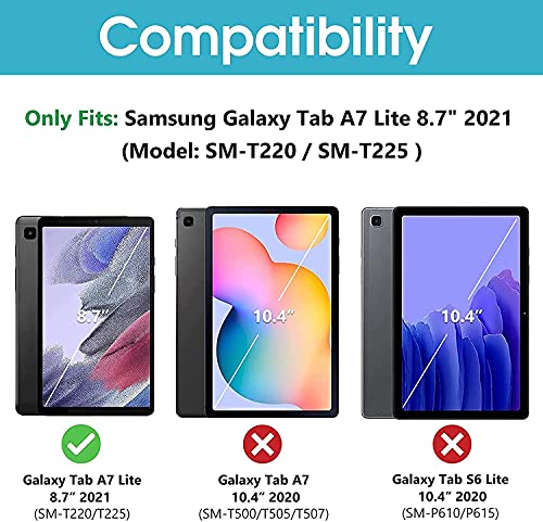 Image of Unbreakable Screen Protector Guard for Samsung Galaxy Tab A7 Lite 8.7 inch Tablet, |1 Pack| 9H Flexible PET Film, HD Clear, Anti-Scratch, Bubble-Free (Not a Tempered Glass)