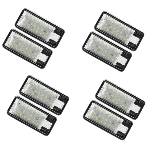 Feu LED plaque immatriculation Audi A3 A4 B6 A6 C6 éclairage blanc intense 12V