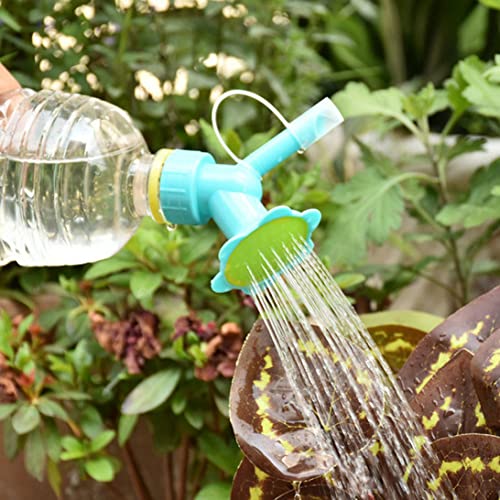 Bottle Sprinkler Nozzle Watering Can Sprinkler Head Bottle Sprinkler Bottle Waterer Sprinkler Dual Head Watering Tops For Plastic Bottles For Indoor Seedlings Plant 4Pcs #TOP2