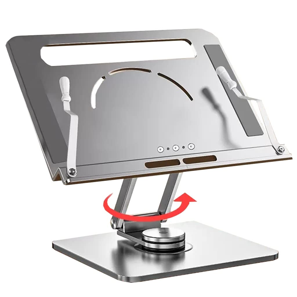 Soporte para libros de cocina con manos libres para leer, altura y ángulo ajustables, soporte para computadora portátil y tableta para escritorio, soporte para libros de cocina con recetas para cocin