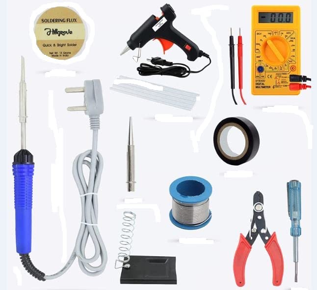 See full amazon price history chart for Hillgrove HGCM104M1 Electric 11in1 Mobile Soldering Equipment Tool Machine Glue Gun Combo Kit Set with Digital Multimeter 25 W Simple (Flat Tip) Hillgrove HGCM104M1 Electric 11in1 Mobile Soldering Equipment Tool Machine Glue Gun Combo Kit Set with Digital Multimeter 25 W Simple (Flat Tip) (B09T9M8N71) Amazon Price History, Amazon Price Tracker
