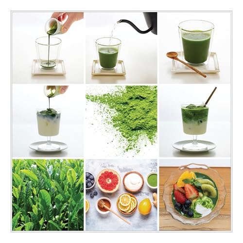 Set mini shaker Matcha japonés ceremonial 20g miniatura 3