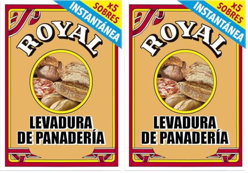 Royal Levadura de Panadería Deshidratada, Preparado en Polvo, Pack 5 x 5,5 g - 27,5 g (Paquete de 2)