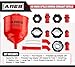 ARES 71502 - Spill Proof Coolant Filling Kit - Eliminates Trapped Air Pockets and Squeaky Belts Due to Overflow
