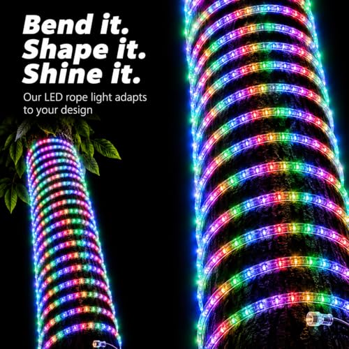 Image of COXO 5 Meters LED Rope Light for Decoration - Waterproof 6 Color Multi SMD Cove Light for Ceiling, Home Decor, LED Pipe Light for Diwali, Festival, Indoor, Outdoor Use (Multicolor, 5 Meter)