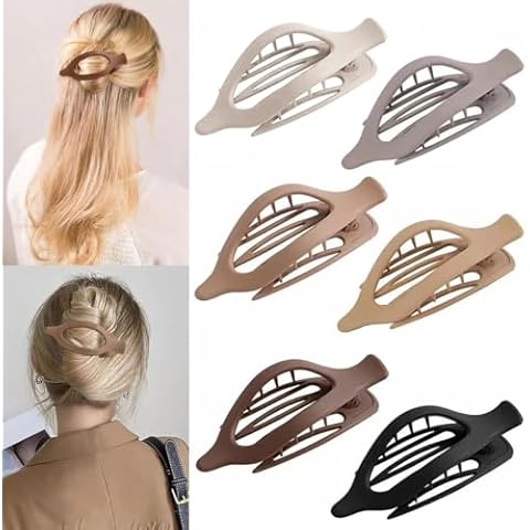 CeruleTree French Concord Hair Claw Clips Cover