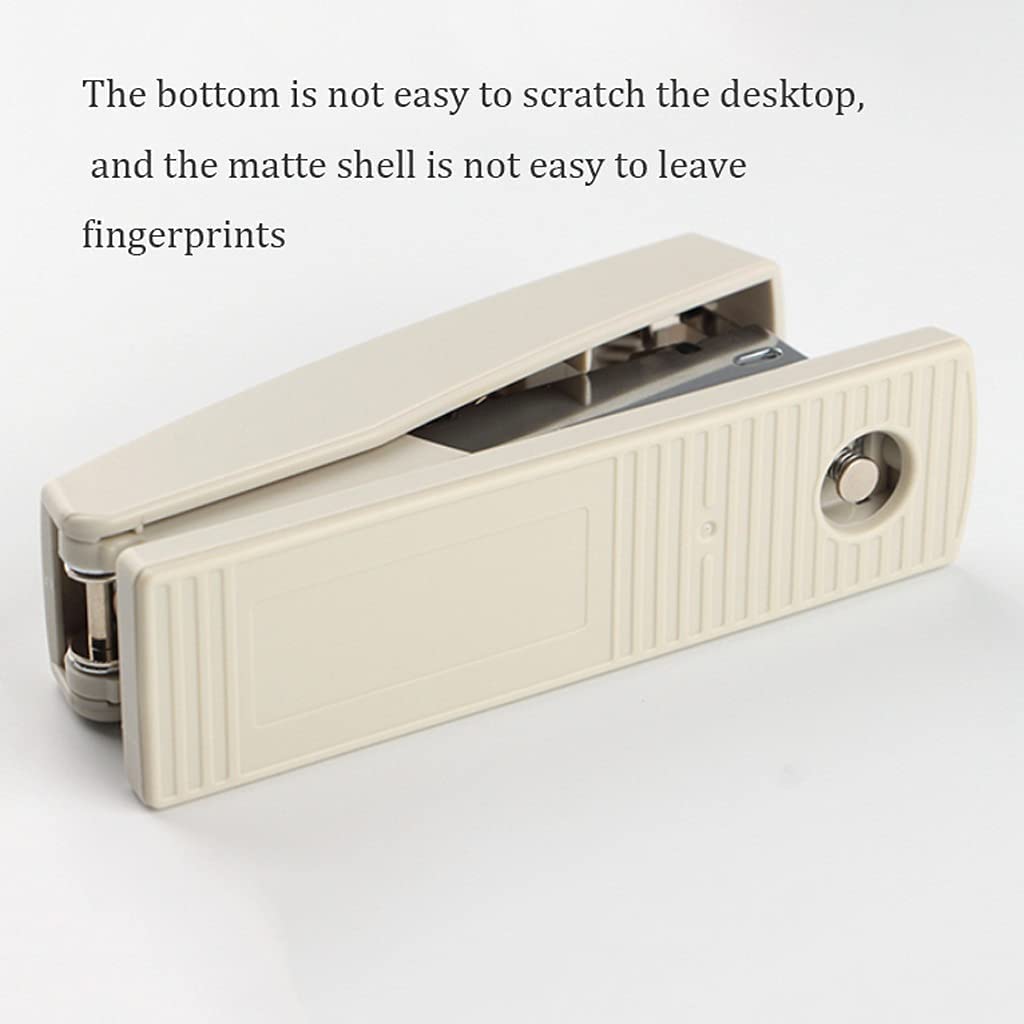 Manueller Hefter for den Heimgebrauch, Büro, großer, müheloser Desktop-Hefter mit einer Kapazität von 20 Blatt, einfach zu ladende ergonomische