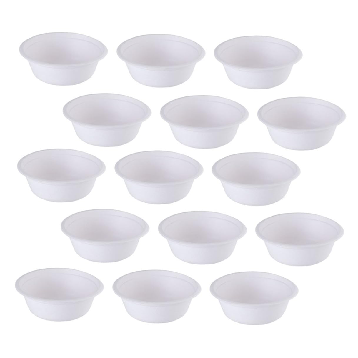 Bols en papier jetables blancs Homoyoyo : peindre sans tacher la table (x50)