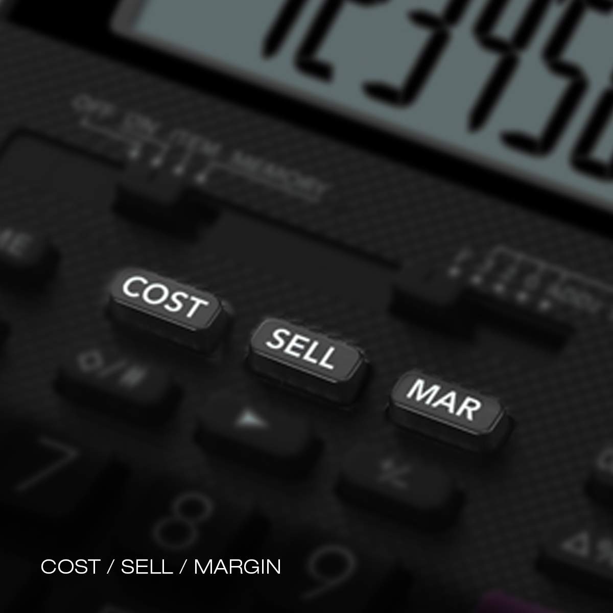 CASIO HR-200RCE druckender Rechner, 2-Farb-Druck, 12-stelliges LC-Display | 12-stelliges LC-Display, Serieller 2-Farbdruck, Steuerberechnung, Währungsumrechnung, Profi-Prozentrechnung, Zeitstempel