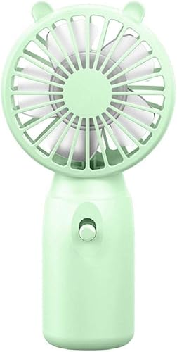 Ventilador portátil de mano, mini ventilador de enfriamiento, diseño silencioso, alimentado por baterías AA-Batteries Ventilador deportivo de verano