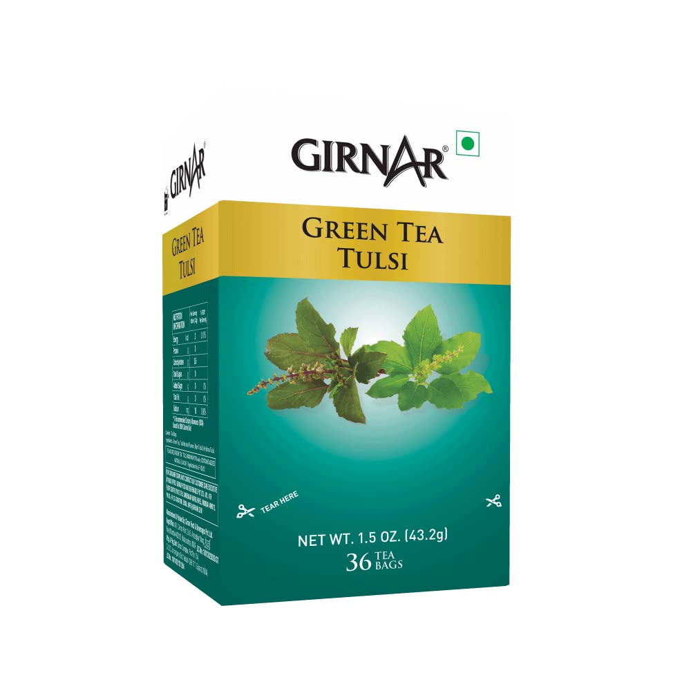 Girnar Green Tea With Tulsi (36 Tea Bags) (B017312B5K) Amazon Price History, Amazon Price Tracker