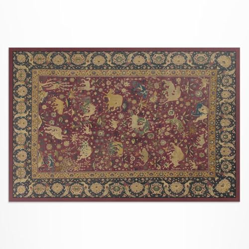 Tapis en forme de vinyle 150x225 cm rectangulaire extérieur pour jardin - 2