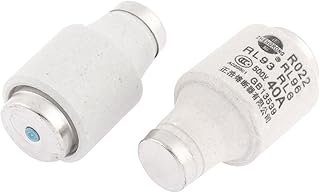 Aexit 2Pcs R022 Fuses 500V 40A White Ceramic Body Screw Fuse Links Fuse Link