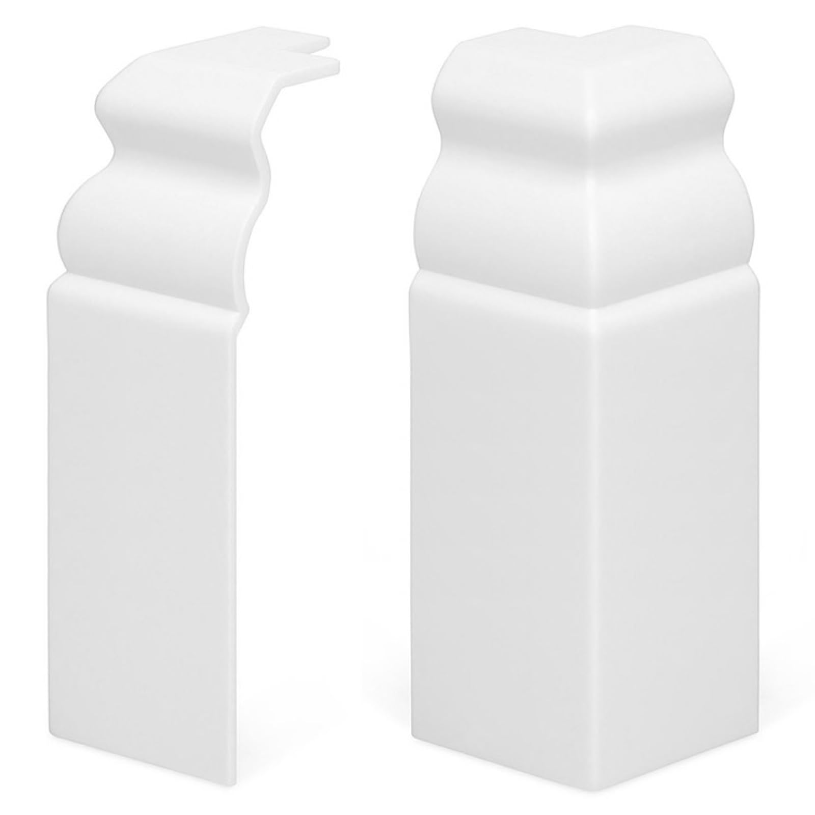 KGM Außenecke Hamburger Sockelleiste 80 mm 2 Stück