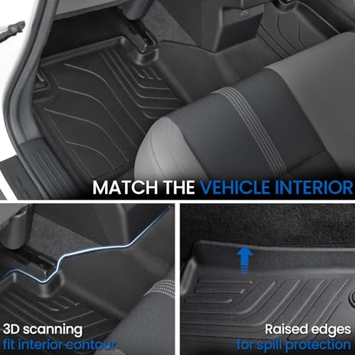 Image of Floor Mats Set for 2023-2026 Mazda CX-50 Gas, All Weather TPE Backrest Mat Trunk Mat Cargo Liner Door Sill Guards Accessories for CX50 (for Mazda CX-50 | 2023-2026)