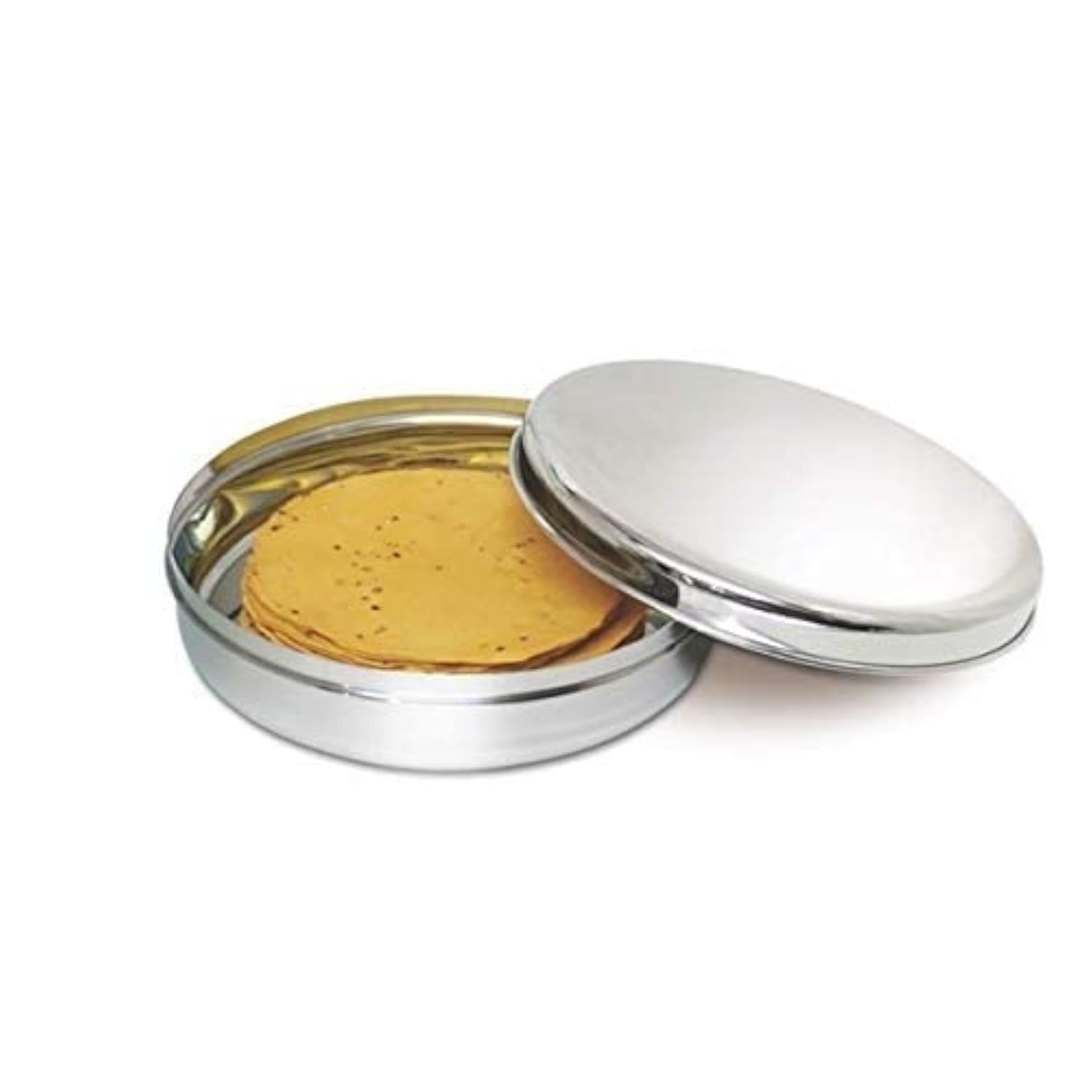 VINOD Stainless Steel Round Papad Dabba/Puri, Roti, Khakhra Box/Multi Purpose Container, (Dia- 24.5cm Approx- 9.6 inch) Height- 6 cm, Capacity- 1850ml (B09KRVLQXP) Amazon Price History, Amazon Price Tracker