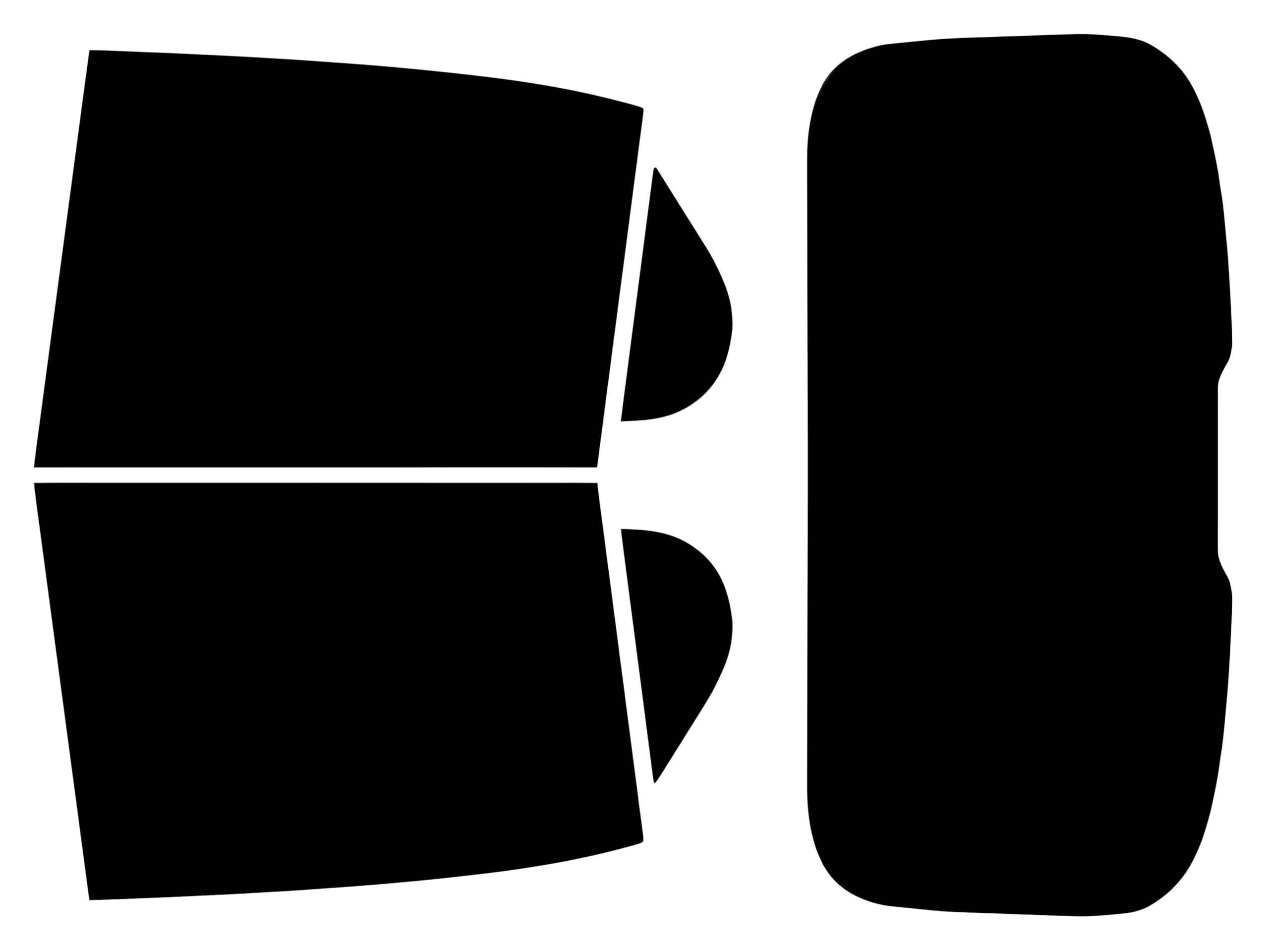 TINTCOM Film Solaire Auto Prédécoupé pour Opel Corsa F 5 Portes 2019-... - (05% Noir Fumé Super) - Vitres Latérales Arrière & Lunette Arrière - Ajustement sur Mesure, Protection UV