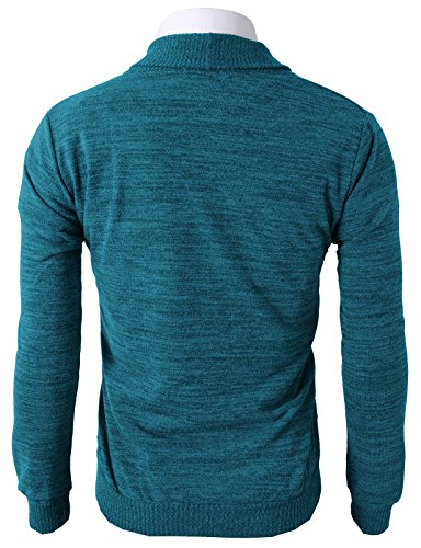 H2H Mens Casual Slim Fit Henley Neck Button Sweater Pullover Green Us Xl/Asia Xxl (Cmocal07) #TOP2