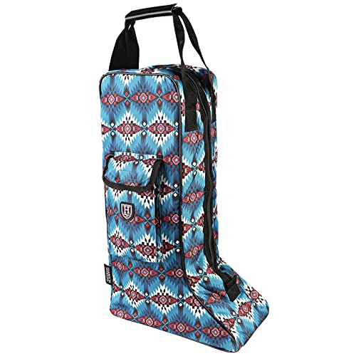Harrison Howard Tall Boot Carry Bag Protect Rider Boots for Shows Competition Travel Long-lasting Boot Bag Tribal Abstracts