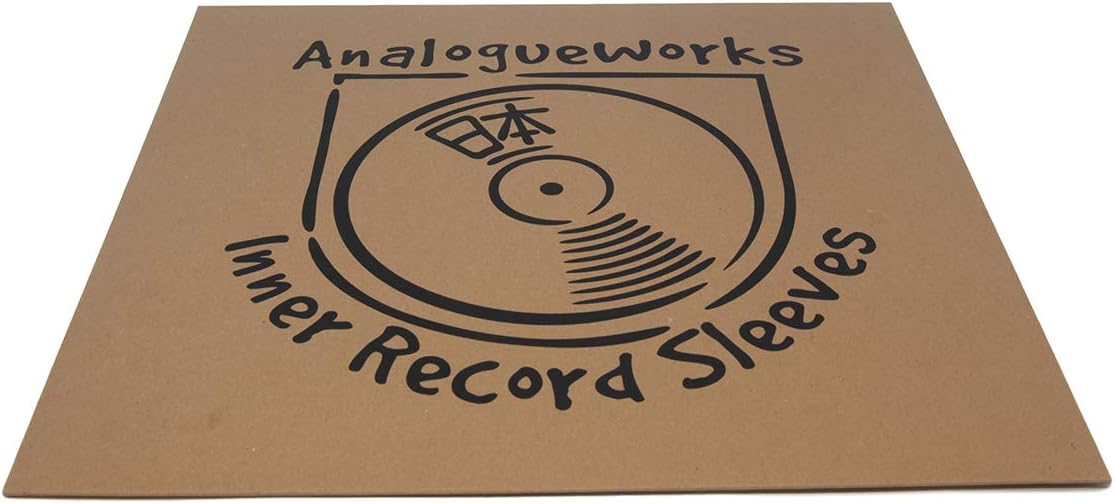 Analogue Works Nagaoka Anti-Static LP Inner Record Sleeves, Pack of 50