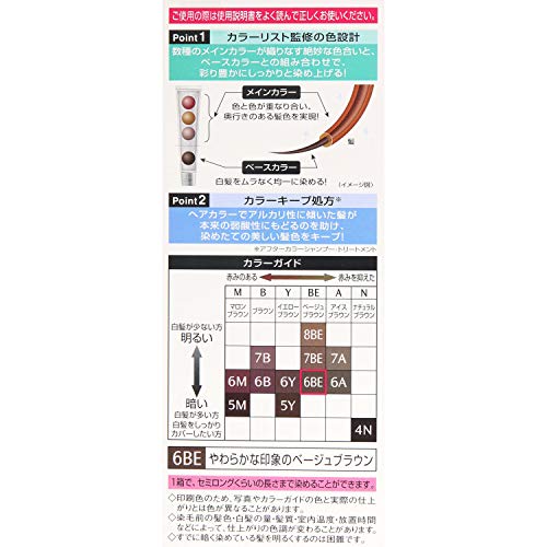 STEPHEN KNOLL(スティーブン ノル) カラークチュール クリームヘアカラー 6BE ベージュブラウン の商品画像 1