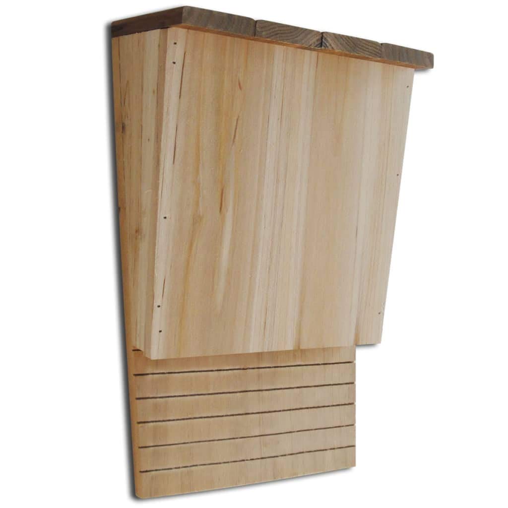 Festnight 4 pz Bat Box,Casette per Pipistrelli in Legno 22x12x34 cm