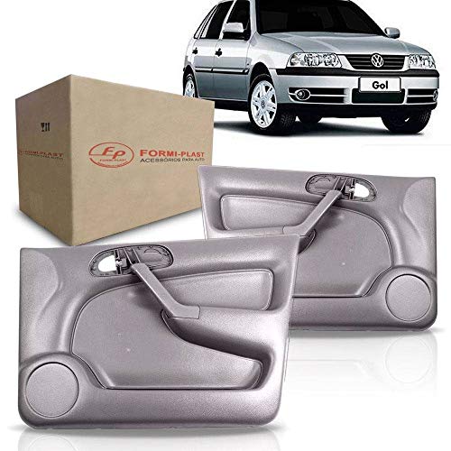 Par Forro de Porta Gol/Parati 4 Portas G2 e G3 Dianteiro Cinza