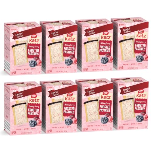 Katz Gluten Free Iced Berry Toaster Pastries, Limited Edition 8oz (8pk)