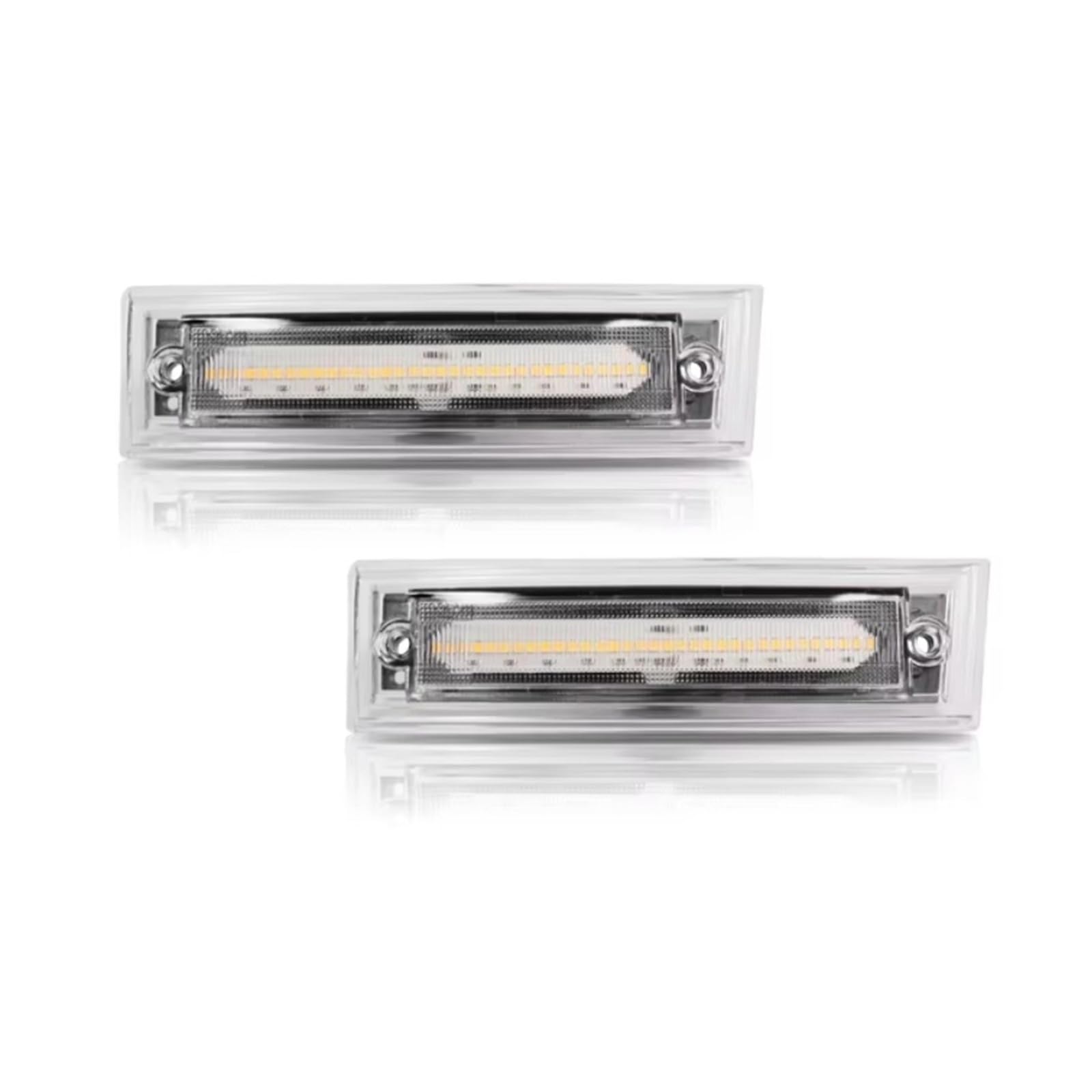 Indicatore Laterale Per GMC Per C1500 Per C2500 Per C3500 Per Jimmy 1981-1991 2x LED Paraurti Anteriore Indicatore Laterale Direzione Lampade Indicatore Direzione Auto