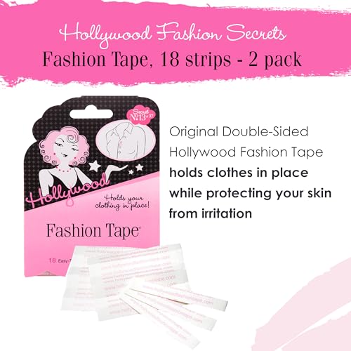 Image of Hollywood Fashion Secrets Double sided medical quality fashion tape, 18 ct Flat Pack