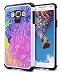 NageBee Dual Layer Hybrid Defender Protector Case for Samsung Galaxy A5 - Rainbow Illusion