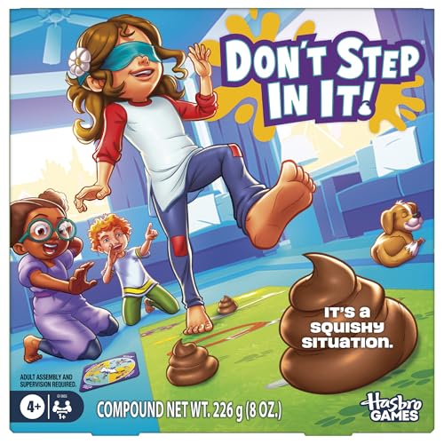 Hasbro Gaming Don't Step in It! Preschool Game I...