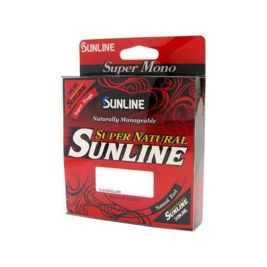 Sunline Super Natural Monofilament Fishing Line (Natural Clear, 12-Pounds/330-Yards)