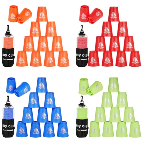 Gobelets empilables yeesport pour animer vos soirées de jeu familial et anniversaires d'enfants