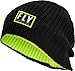 FLY Racing Adult Snow Beanie (Hi-Vis Yellow/Black, One Size Fits Most)