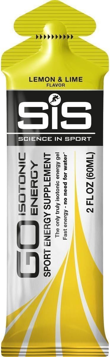 Science in Sport Go Isotonic Energy Gel, Lemon Lime, 6 Count