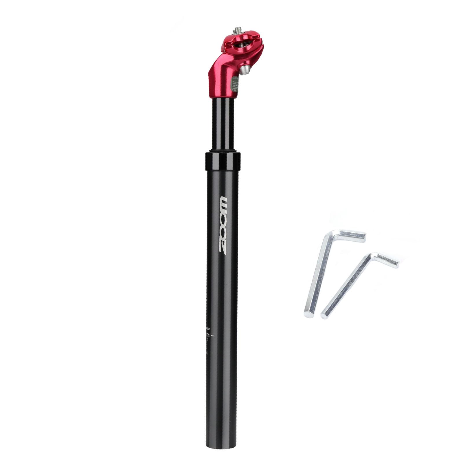 Tige de Selle à Suspension pour vélo, Tige de Selle à Ressort, Alliage d'aluminium, diamètre 27,2 mm/30,8 mm/30,9 mm/31,6 mm, Convient aux vélos électriques, VTT, vélos de Ville