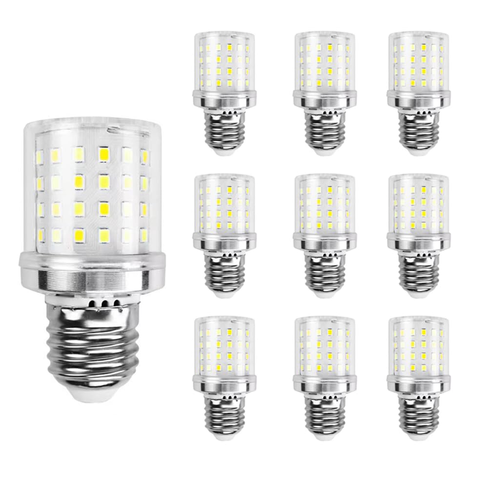 Paquete de 2/10 Bombillas Led de Maíz E27, Natural 4000 K 1600 Lm, Bombilla de Rosca E27 de 16 W Equivalente a Bombillas Incandescentes de 100 W, No Regulable, sin Parpadeo/Warm Light/10Pcs-