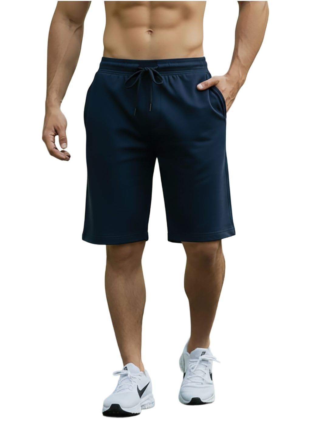 khakey Mens Black Cotton Knee Length Plus Size Short | Summer Casual Wear and Night Wear Mens Shorts For Men | M,L,XL,XXL,3XL,4XL,5XL Short's-picture-38