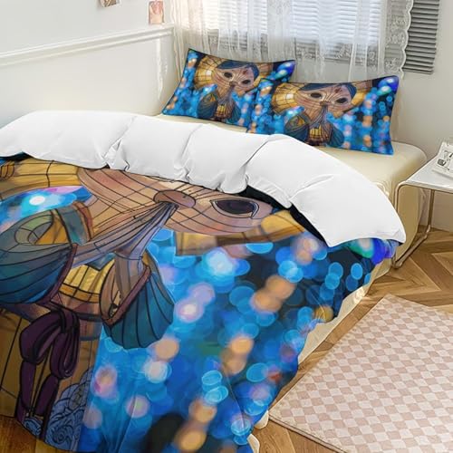 Parure de lit de qualité supérieure en microfibre douce motif lanterne - 2