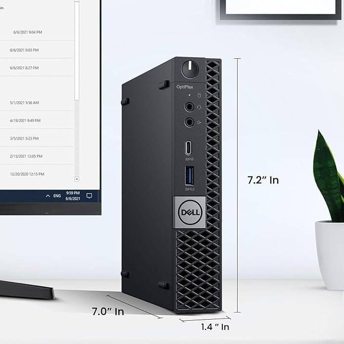 Dell OptiPlex 3050 Micro Desktop Computer, Intel Core i7-7700T