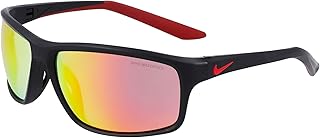 Nike Adrenaline 22-M DV2155 010 Sunglasses Matte Black/Grey/Red Mirror 64mm