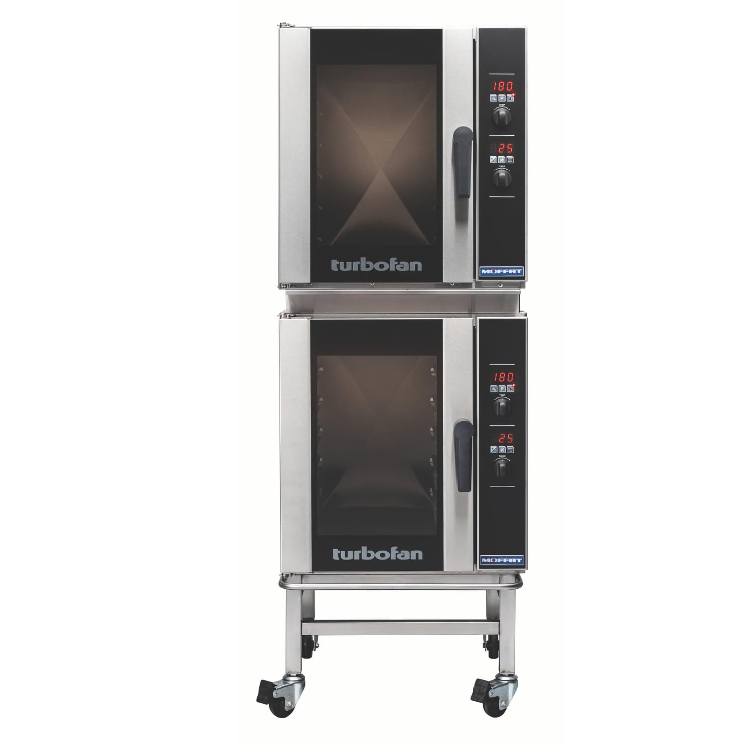 Moffat (2) Ovens w/ Casters | Digital | 208V / Stainless Steel / 24.0 inches Commercial Ovens
