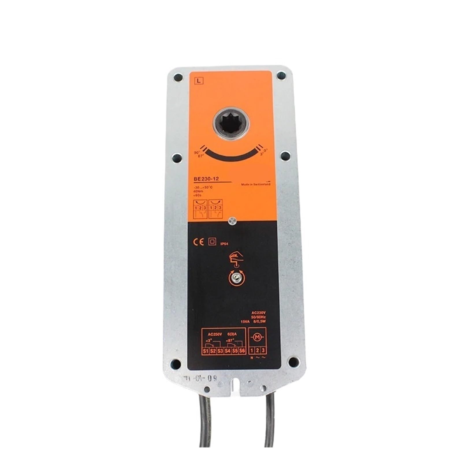BRODEFUP BE230-12 40Nm AC230V Ventilation drive Valve actuator